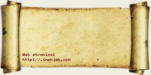 Irina Barać vizit kartica